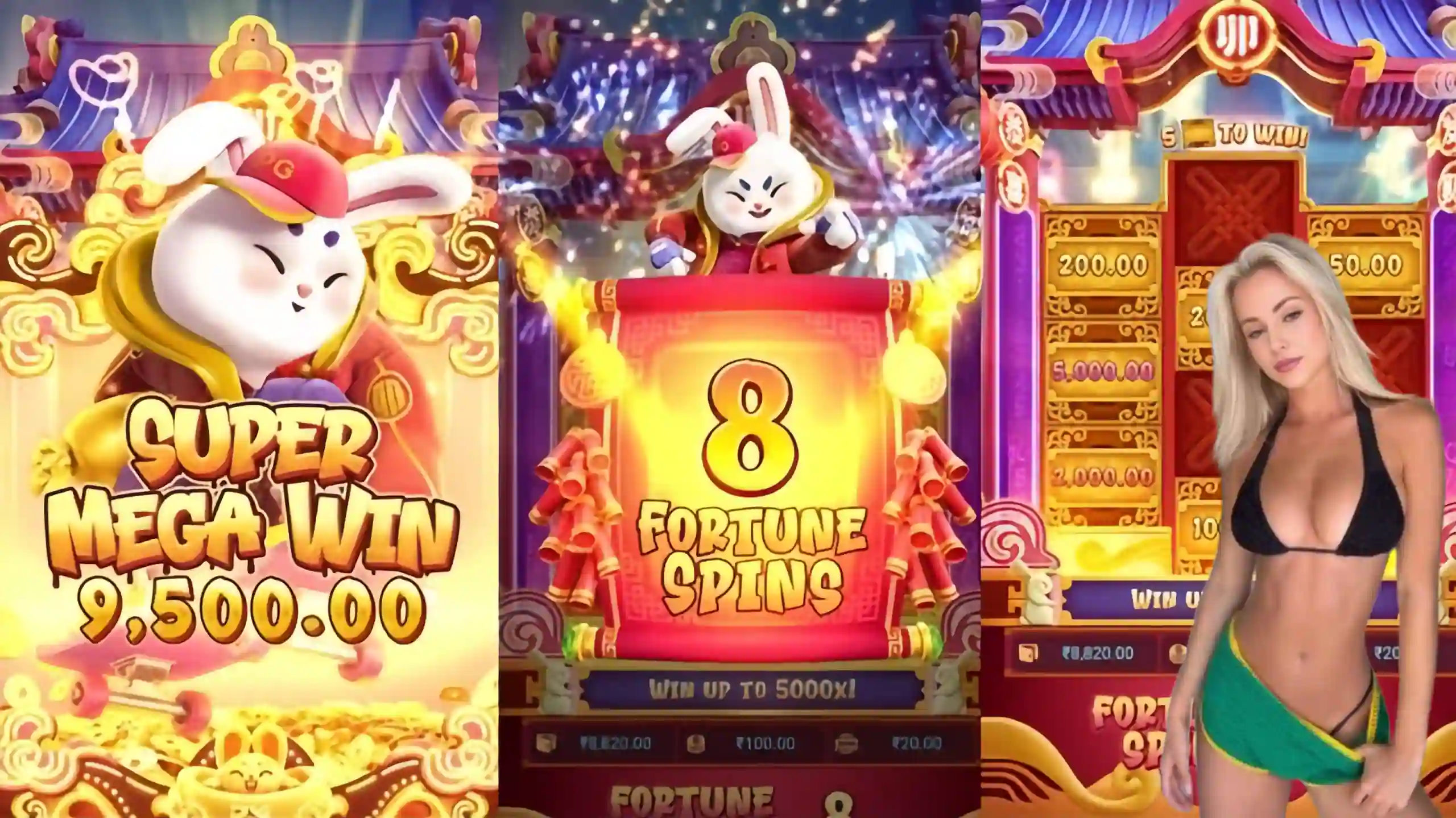 Wild Expansivo Fortune Rabbit 57a - Coelho Dourado que Expande